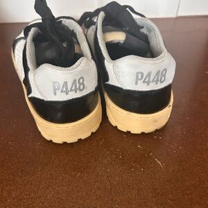 P448 Mason Black and White Sneakers